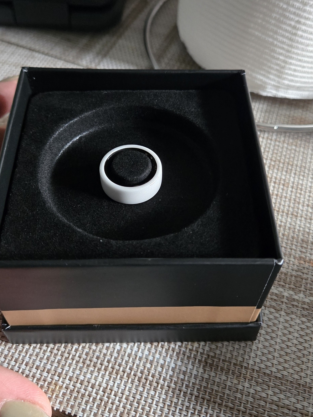 White Smart Wearable Ring - Unbranded